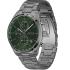 BOSS Grand Prix Chronograph Green Dial 44mm Grey Stainless Steel Bracelet 1514228 - 1