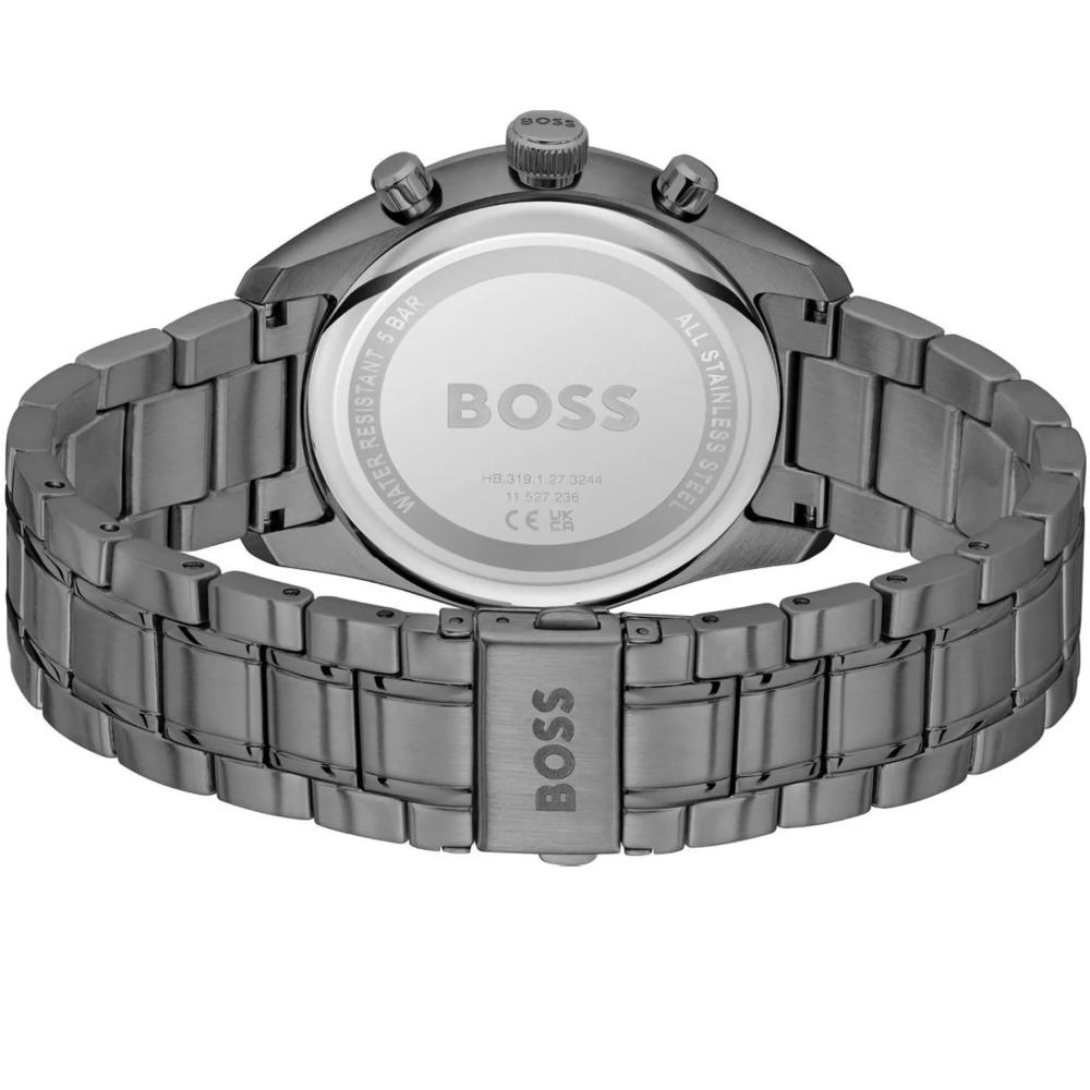 BOSS Grand Prix Chronograph Green Dial 44mm Grey Stainless Steel Bracelet 1514228