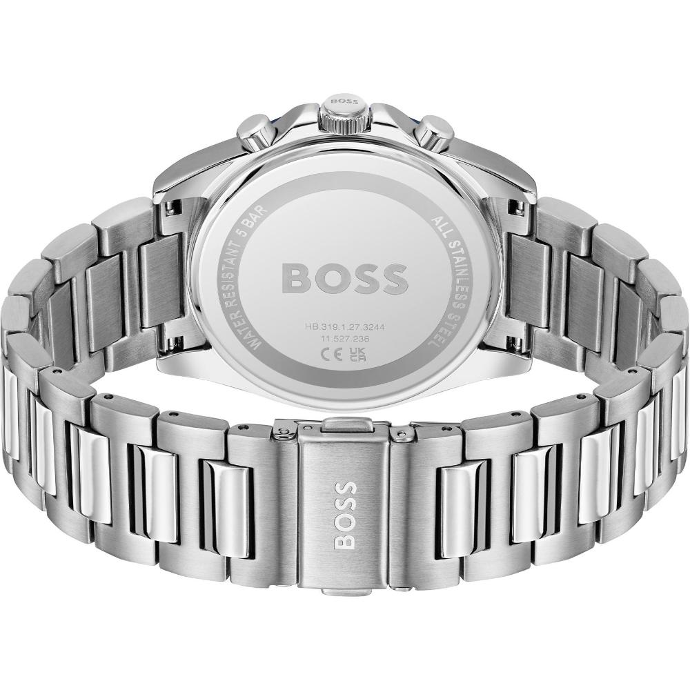 BOSS Strike Chronograph Blue Dial 41mm Silver Stainless Steel Bracelet 1514240