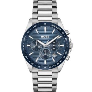 BOSS Strike Chronograph Blue Dial 41mm Silver Stainless Steel Bracelet 1514240 - 55635