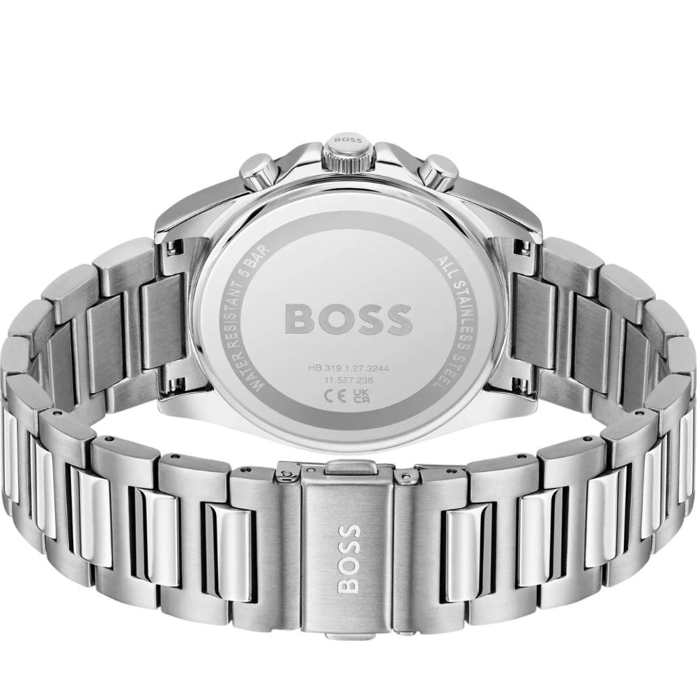 BOSS Strike Chronograph Green Dial 41mm Silver Stainless Steel Bracelet 1514241