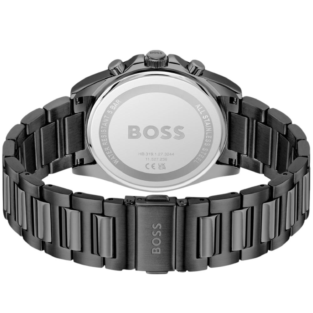 BOSS Strike Chronograph Blue Dial 41mm Black Stainless Steel Bracelet 1514242