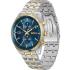 BOSS Skytraveller Chronograph Blue Dial 41mm Two Tone Gold Stainless Steel Bracelet 1514247 - 1