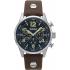 TIMBERLAND Jenness Dual-Time Multifunction 44mm Silver Stainless Steel Brown Leather Strap 15376JS.03 - 0