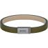 BOSS Jewelry Bracelet Grey Stainless Steel Green Leather Strap 1580338S - 0
