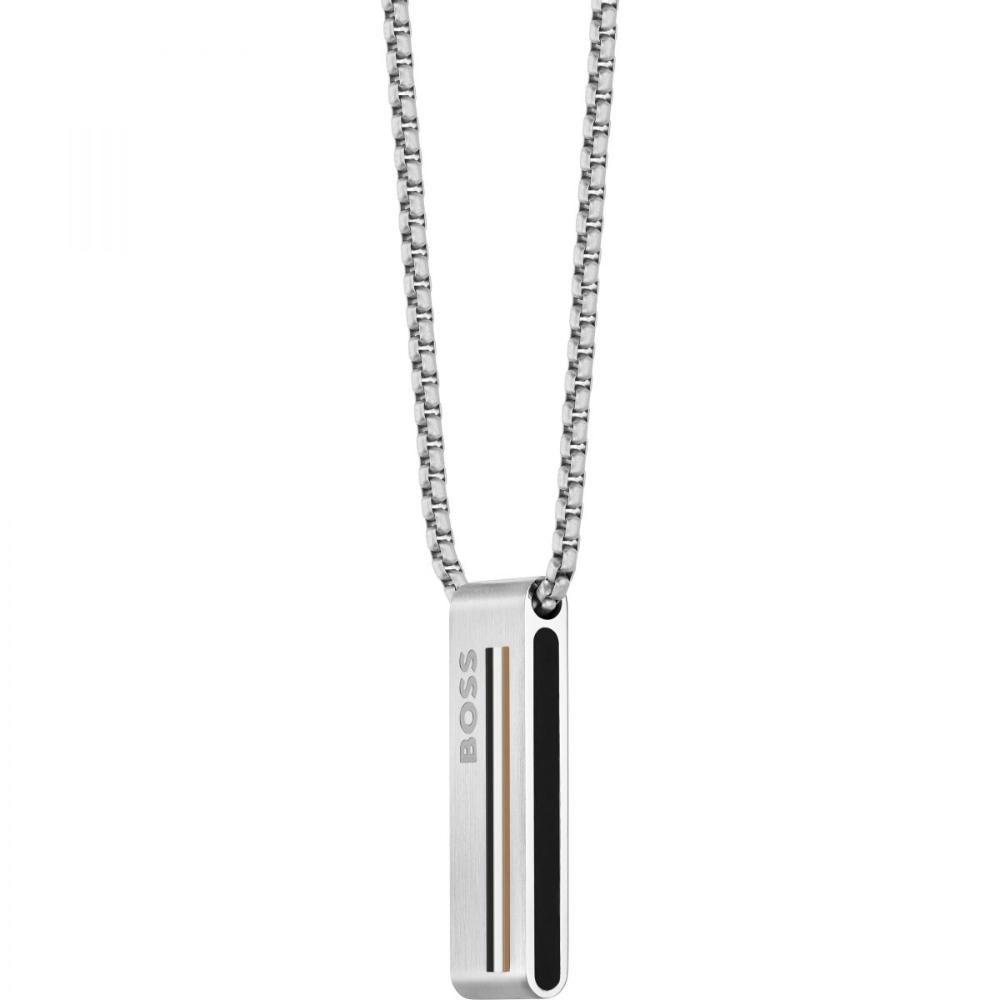 BOSS Jewelry Necklace Silver Stainless Steel 1580361