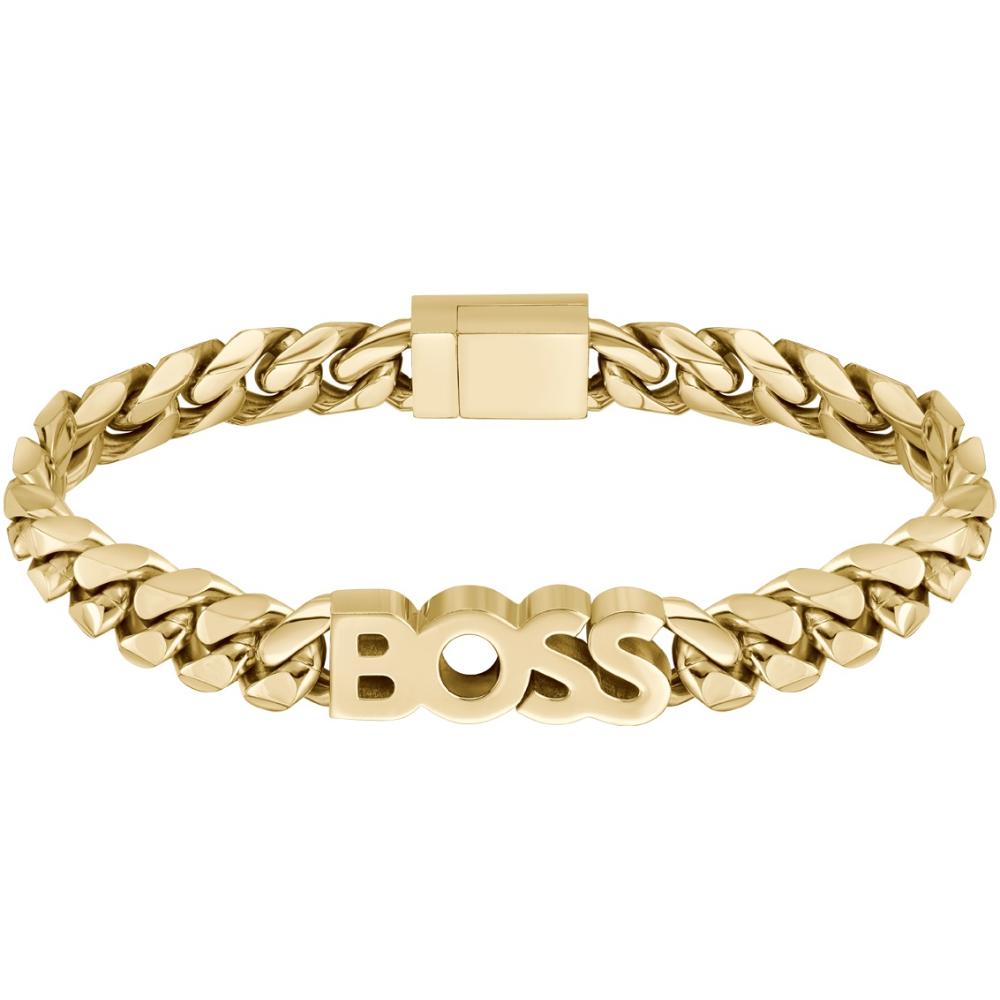BOSS Jewelry For Him Bracelet Gold Stainless Steel 1580505M