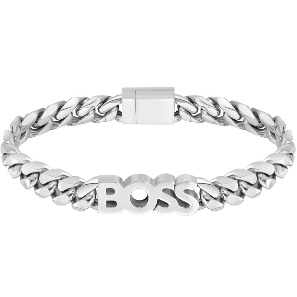BOSS Jewelry For Him Bracelet Silver Stainless Steel 1580513M