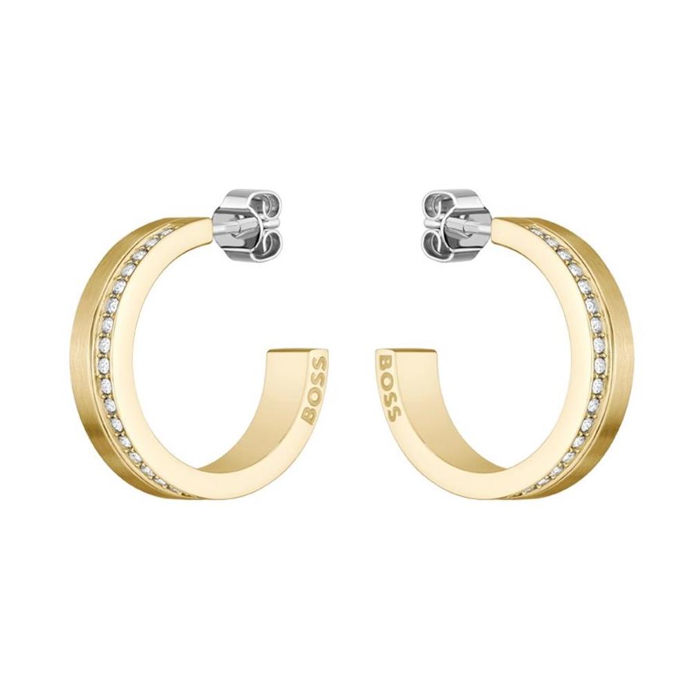 BOSS Jewelry for Her Earrings Gold Stainless Steel 1580522