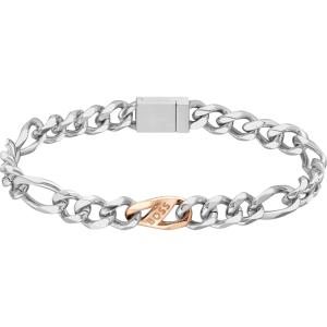 BOSS Jewelry Rian Bracelet Rose Gold and Silver Stainless Steel 1580613M - 55777