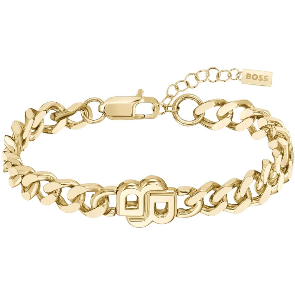 BOSS Jewelry for Her Bracelet Double B Gold-Plated Stainless Steel 1580622