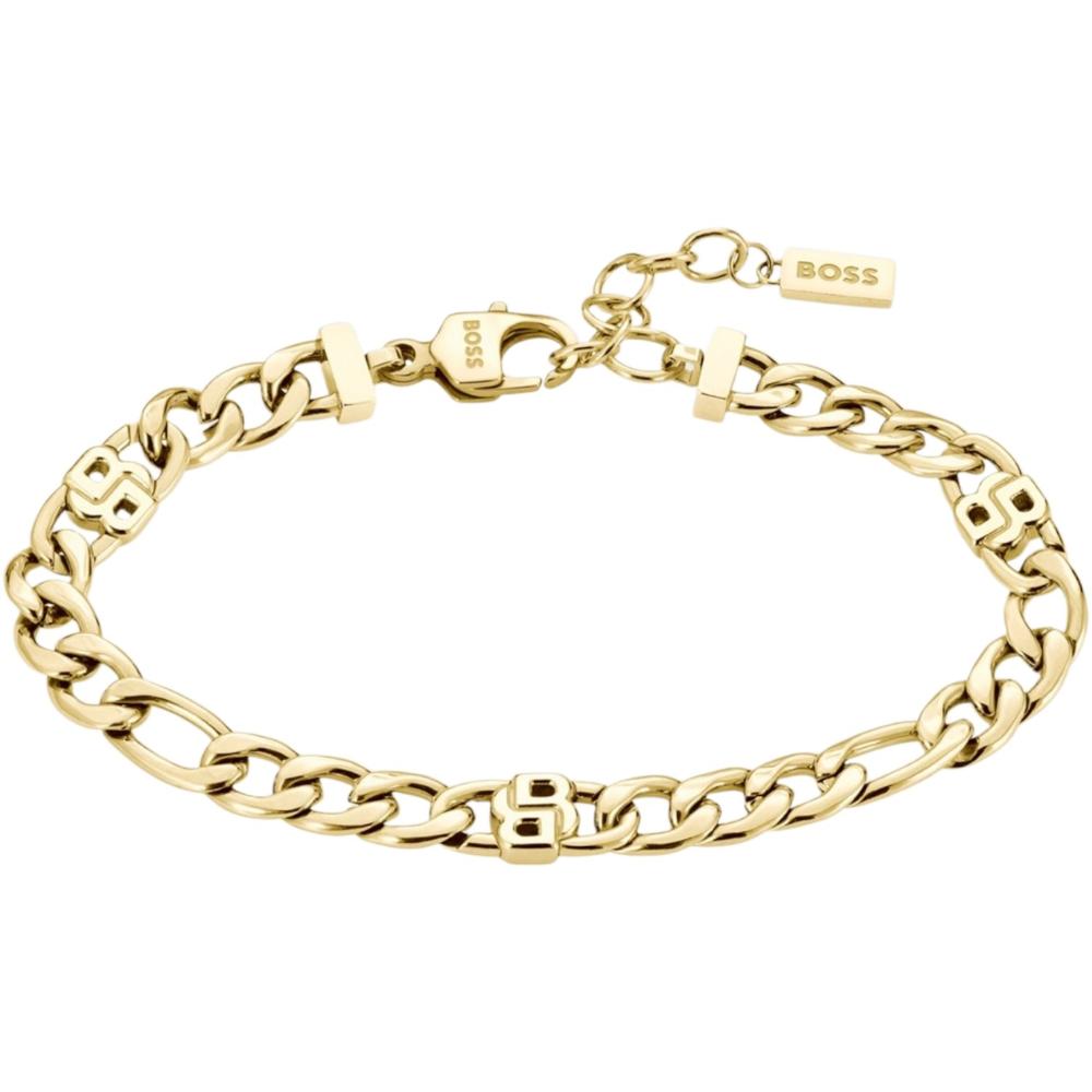 BOSS Jewelry for Her Bracelet Double B Gold-Plated Stainless Steel 1580635