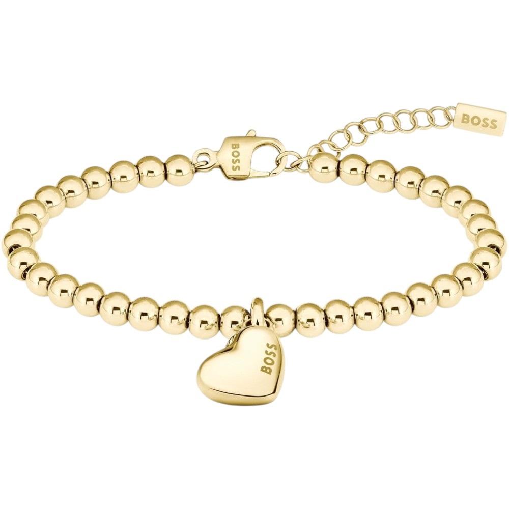 BRACELET Women's BOSS Jewelry Honey Heart Gold-Plated Stainless Steel 1580643