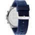 TOMMY HILFIGER Luca Multifunction 50mm Silver Stainless Steel Blue Rubber Strap 1710489 - 2