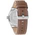 TOMMY HILFIGER Forrest 43mm Silver Stainless Steel Brown Leather Strap 1710559 - 2