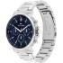 TOMMY HILFIGER Tyson Multifunction Blue Dial 44mm Silver Stainless Steel Bracelet 1710588 - 1