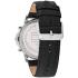 TOMMY HILFIGER Stewart Multifunction Black Dial 44mm Silver Stainless Steel Black Leather Strap 1710605 - 2