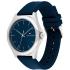 TOMMY HILFIGER Norris Blue Dial 42mm Silver Stainless Steel Blue Rubber Strap 1710616 - 1