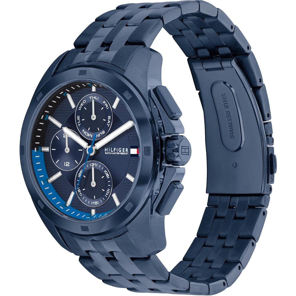 TOMMY HILFIGER Walker Multifunction Blue Dial 44mm Blue Stainless Steel Bracelet 1710622