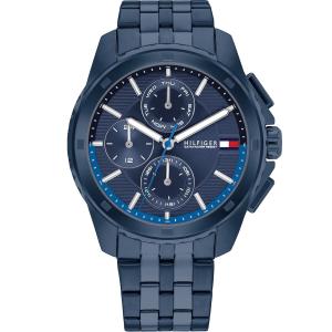 TOMMY HILFIGER Walker Multifunction Blue Dial 44mm Blue Stainless Steel Bracelet 1710622 - 45292