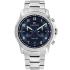 TOMMY HILFIGER Wesley Dual Time Blue Dial 42mm Silver Stainless Steel Bracelet 1710626 - 0