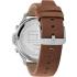 TOMMY HILFIGER Lance Multifunction Blue Dial 46mm Silver Stainless Steel Brown Leather Strap 1710633 - 2