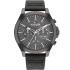 TOMMY HILFIGER Lance Multifunction Grey Dial 46mm Grey Stainless Steel Black Leather Strap 1710634 - 0