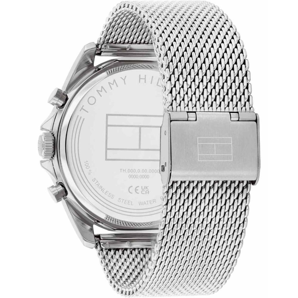 TOMMY HILFIGER Baker Multifunction Grey Dial 44mm Silver Stainless Steel Mesh Bracelet 1710646