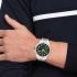 TOMMY HILFIGER Lars Multifunction Green Dial 46mm Two Tone Gold Stainless Steel Bracelet 1710651 - 3