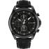 TOMMY HILFIGER Jax Multifunction Black Dial 44mm Black Stainless Steel Black Leather Strap 1710654 - 0