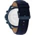 TOMMY HILFIGER Jax Multifunction Blue Dial 44mm Blue Stainless Steel Blue Leather Strap 1710655 - 2