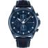 TOMMY HILFIGER Jax Multifunction Blue Dial 44mm Blue Stainless Steel Blue Leather Strap 1710655 - 0