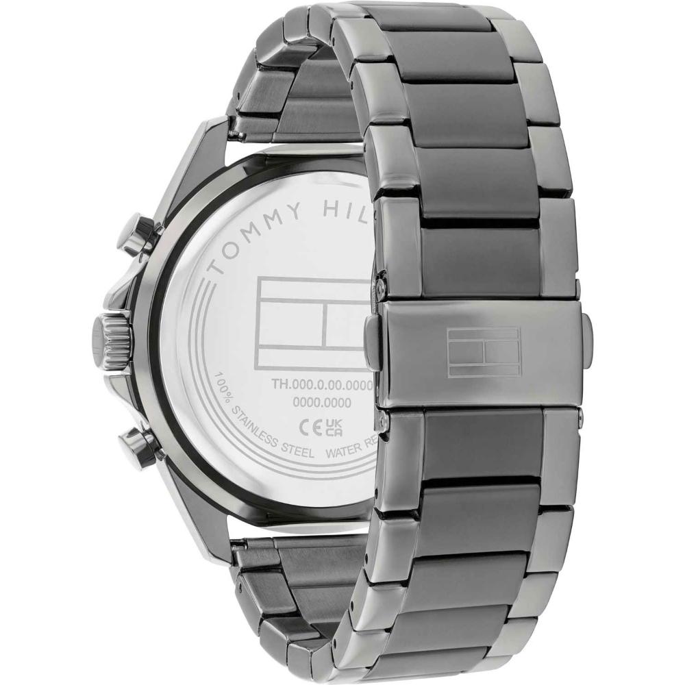 TOMMY HILFIGER Jax Multifunction Grey Dial 44mm Grey Stainless Steel Bracelet 1710657