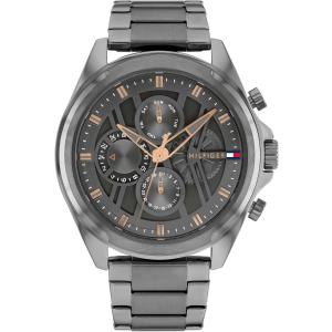 TOMMY HILFIGER Jax Multifunction Grey Dial 44mm Grey Stainless Steel Bracelet 1710657 - 47984