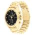 TOMMY HILFIGER Jax Multifunction Black Dial 44mm Gold Stainless Steel Bracelet 1710658 - 1