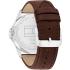 TOMMY HILFIGER Bruce Blue Dial 43mm Silver Stainless Steel Brown Leather Strap 1710669 - 2