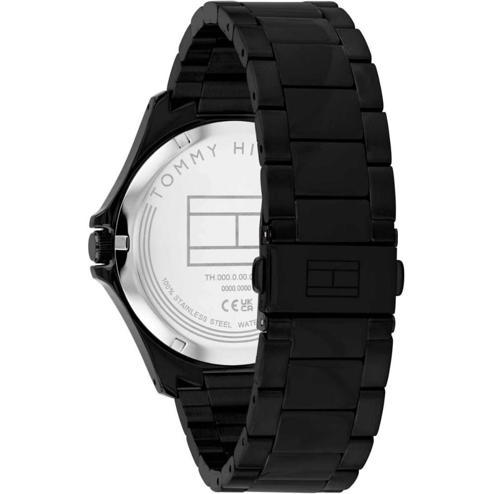 TOMMY HILFIGER Bruce Black Dial 43mm Black Stainless Steel Bracelet 1710680