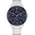 TOMMY HILFIGER Henry Multifunction Blue Dial 44mm Silver Stainless Steel Bracelet 1710684 - 0