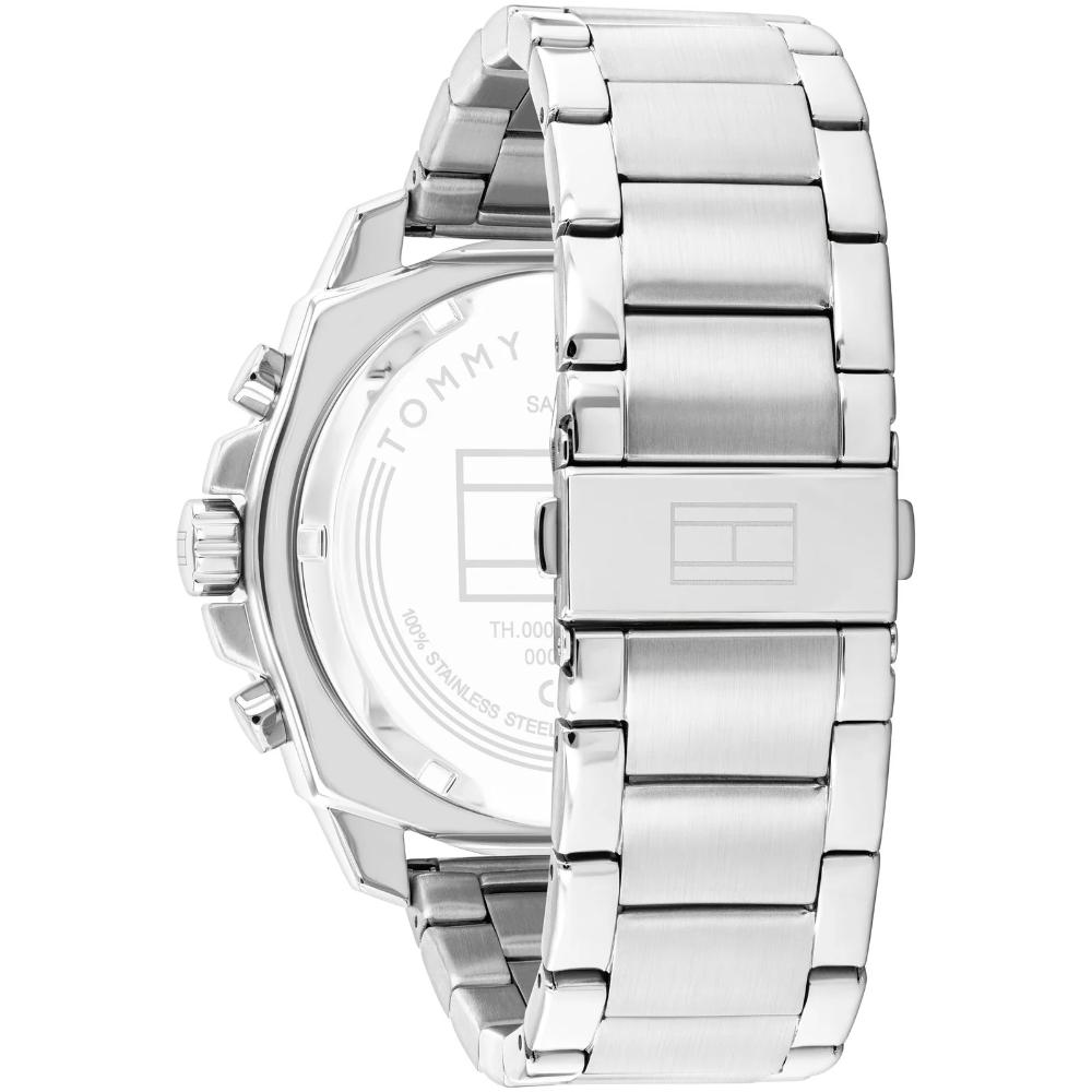 TOMMY HILFIGER Morgan Multifunction Grey Dial 48mm Silver Stainless Steel Bracelet 1710689