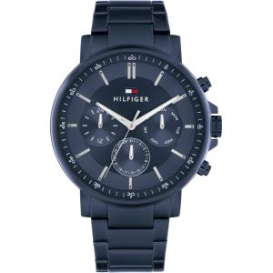 TOMMY HILFIGER Tyson Multifunction Blue Dial 43mm Blue Stainless Steel Bracelet 1710705 - 61309