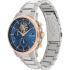 TOMMY HILFIGER Stewart Multifunction Blue Dial 44mm Two-Tone Rose Gold and Silver Stainless Steel Bracelet 1710734 - 1