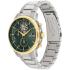 TOMMY HILFIGER Stewart Multifunction Green Dial 44mm Two-Tone Gold and Silver Stainless Steel Bracelet 1710735 - 1