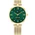 TOMMY HILFIGER Ella Green Dial 34mm Gold Stainless Steel Milanese Bracelet 1782711 - 0