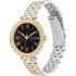 TOMMY HILFIGER Natalie Crystals Black Dial 34mm Two Tone Gold Stainless Steel Bracelet 1782720 - 1