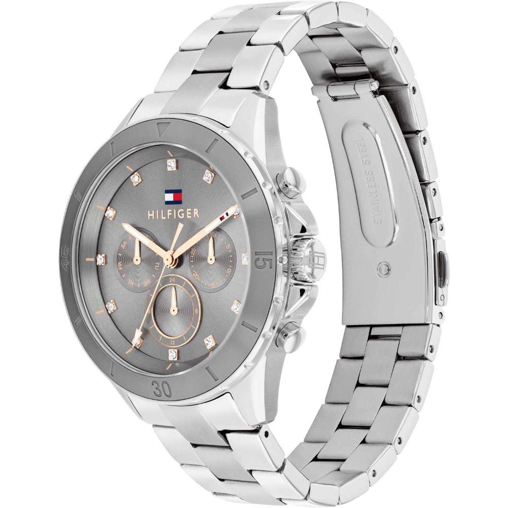 TOMMY HILFIGER Mellie Multifunction Grey Dial 38mm Silver Stainless Steel Bracelet 1782742