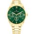 TOMMY HILFIGER Camille Multifunction Green Dial 38mm Gold Stainless Steel Bracelet 1782746 - 0