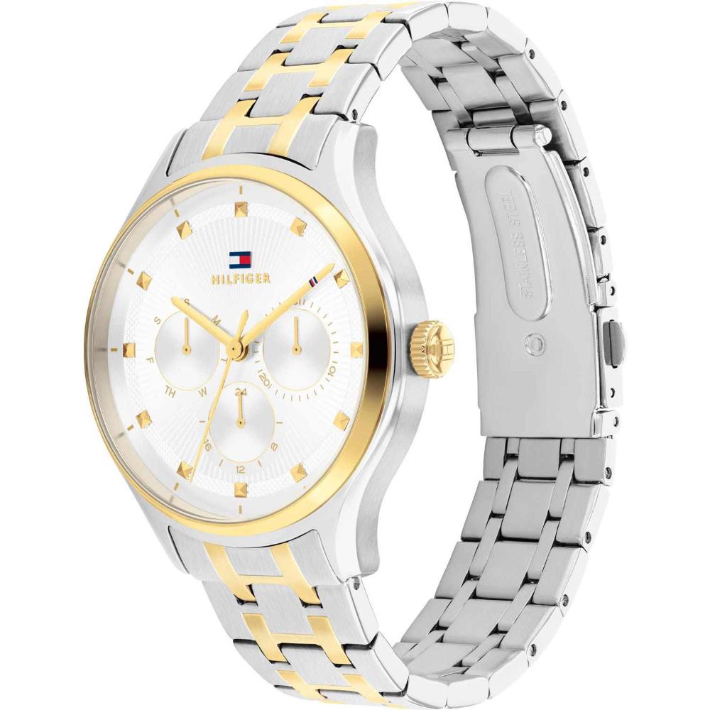 TOMMY HILFIGER Casual Multifunction Silver Dial 38mm Two Tone Gold Stainless Steel Bracelet 1782750