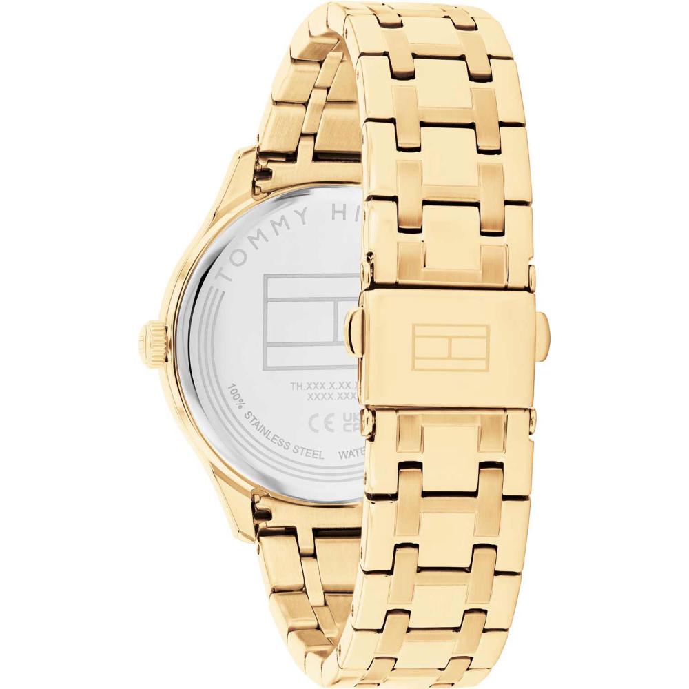 TOMMY HILFIGER Casual Multifunction Gold Dial 38mm Gold Stainless Steel Bracelet 1782751