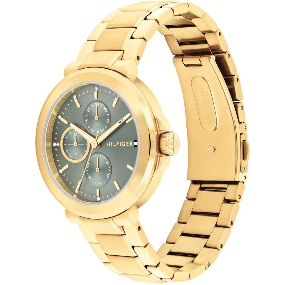 TOMMY HILFIGER Lori Multifunction Grey Dial 38mm Gold Stainless Steel Bracelet 1782755