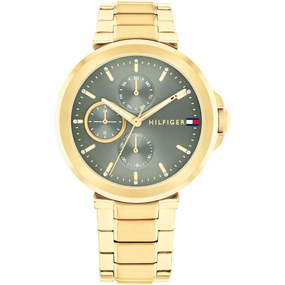 TOMMY HILFIGER Lori Multifunction Grey Dial 38mm Gold Stainless Steel Bracelet 1782755